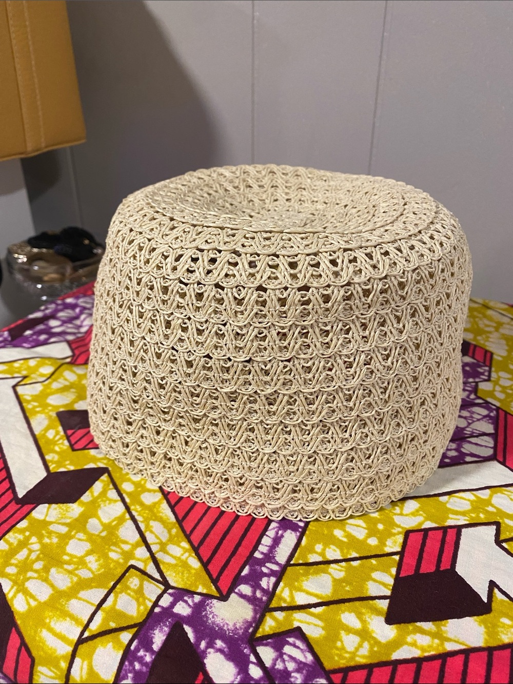 Straw Beige Bucket Hat (lightweight)